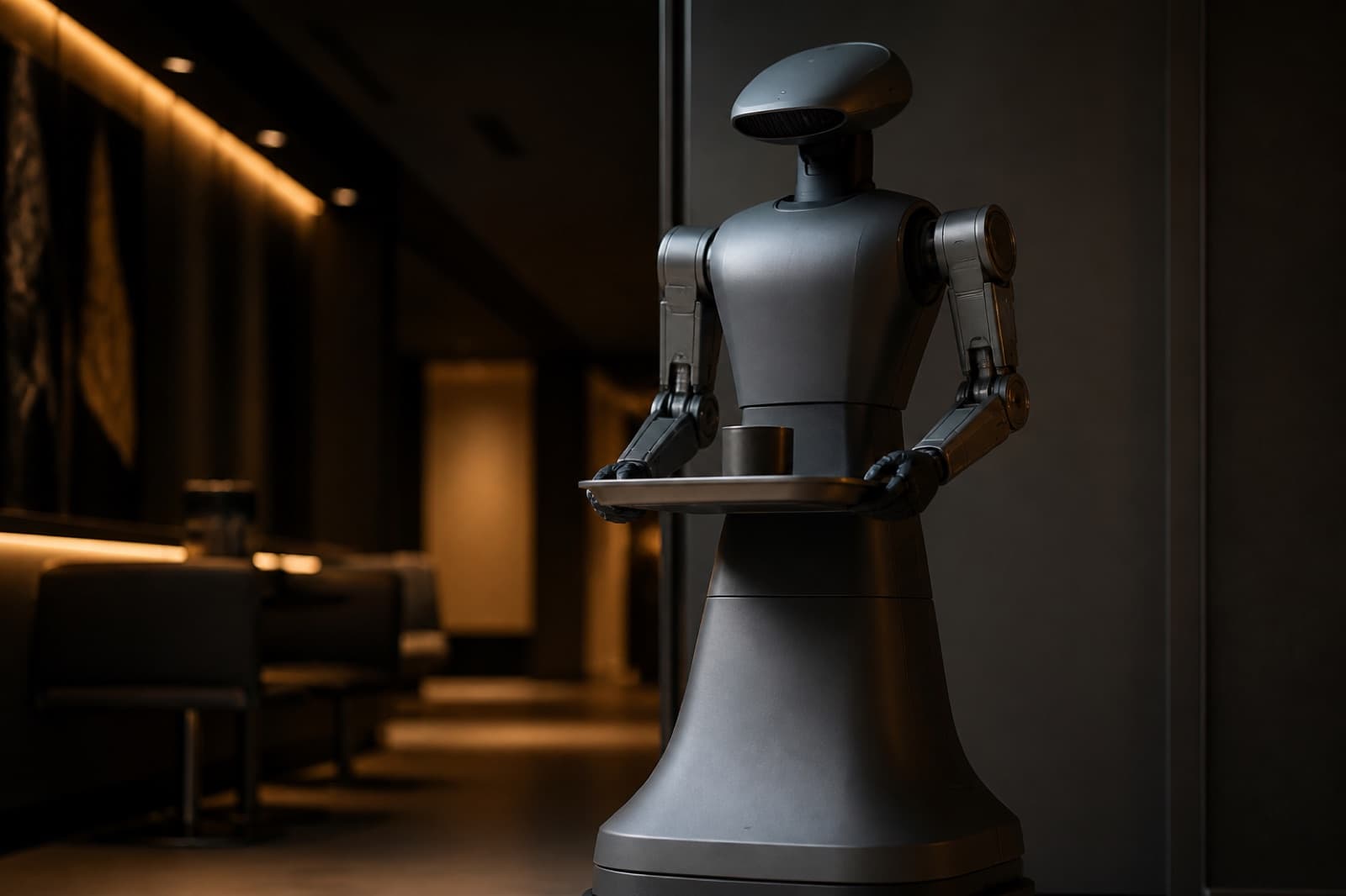 Robot umanoide in un contesto professionale